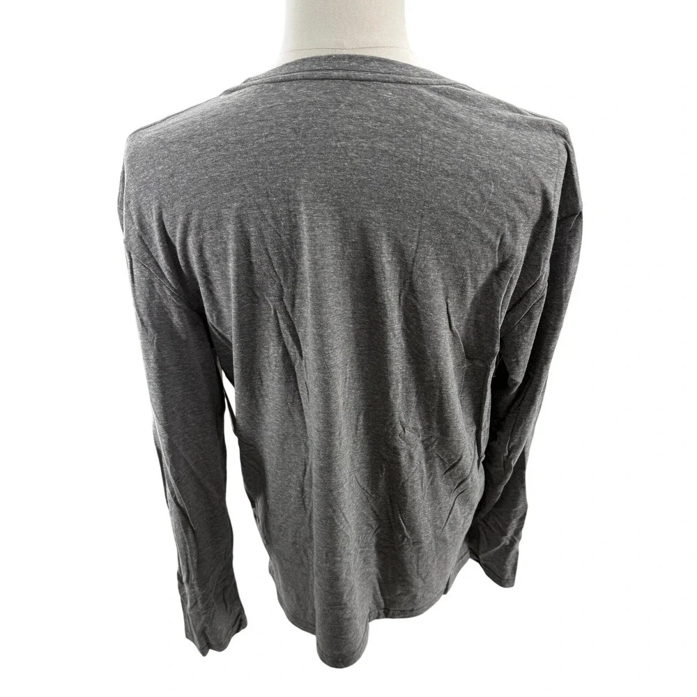 Blue 84 Gonzaga Bulldogs Mens Large Long Sleeve Tee Shirt Heather Grey NEW